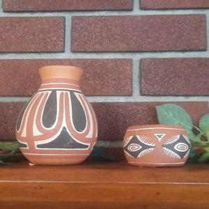 Hand painted base and bowl